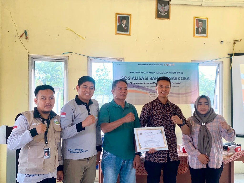 Warga Lebak Wangi dan Kepolisian bersatu cegah Bahaya Narkoba di lingkungan desa