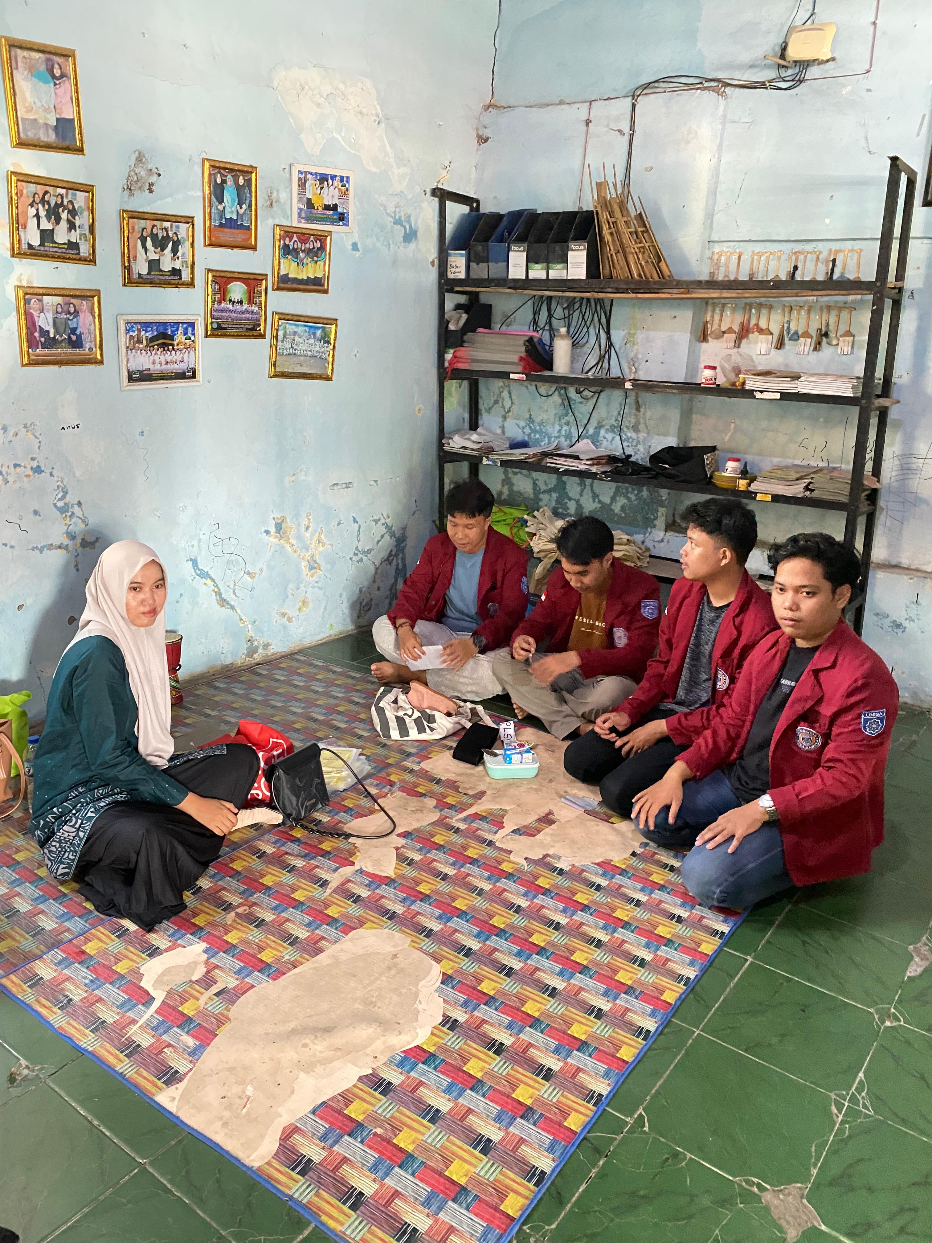 Mahasiswa KKM 28 UNIBA Observasi ke Paud Yayasan Minhajul Abidin